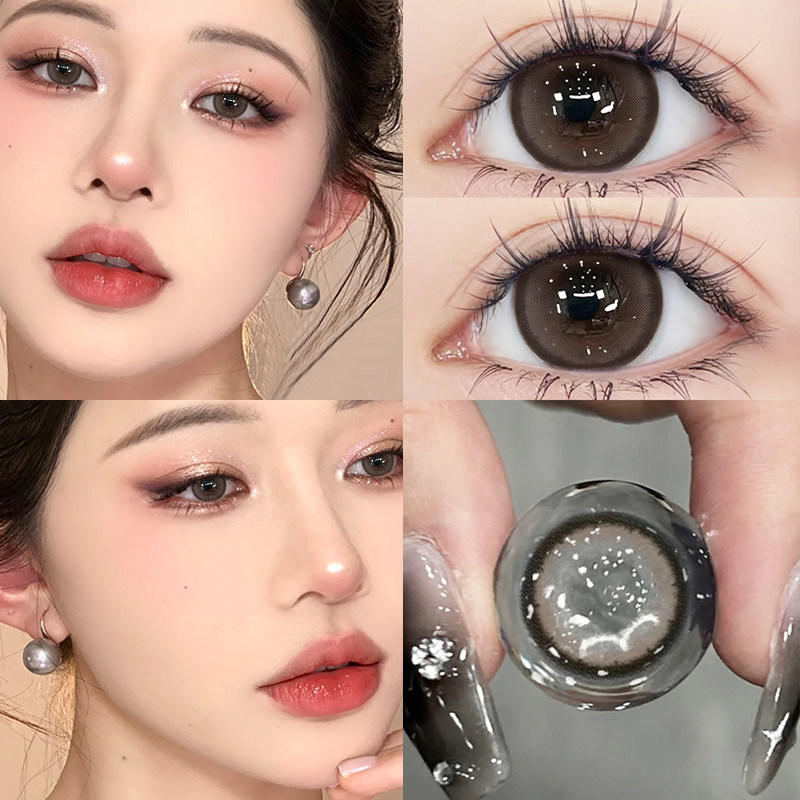 小熊软糖美瞳日抛30片棕色大直径10片一次性隐形眼镜QF官方正品TN