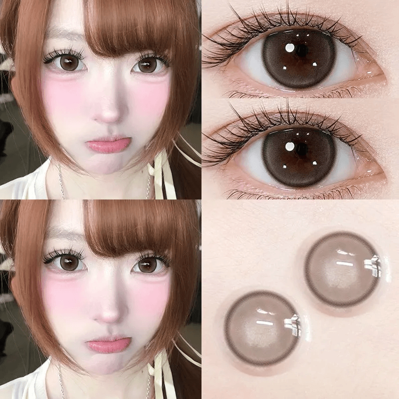 焦糖精灵棕色日抛25年新款系列美瞳30片彩色隐形眼镜官方正品0xx