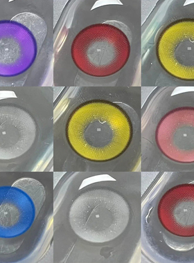 漫展大直径美瞳金色红色粉色银灰色cosplay金羽凤凰白玉珊瑚2片xy