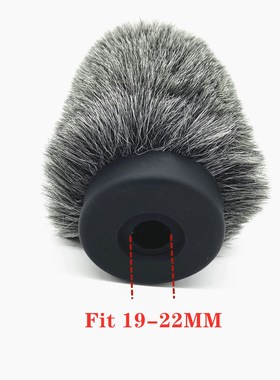 适合德国Schoeps CMIT 5U麦克风防风罩 室内外一体大胶口防风毛衣