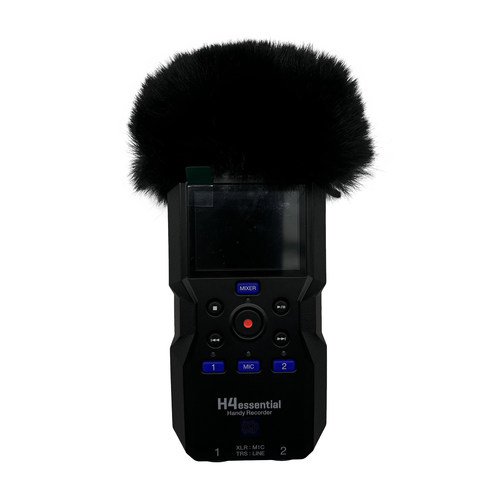 适合ZOOM H4 ESSENTIAL录音笔防风毛套采访机毛衣海绵套毛球咪罩