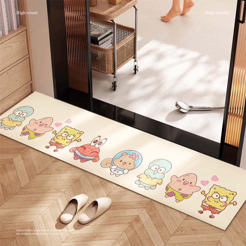 2025新款硅藻泥吸水速干浴室地垫