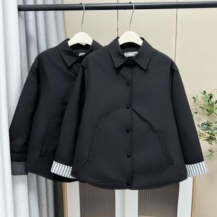 领小棉衣大码 气质简约衬衫 百搭保暖夹克外套 新款 200斤胖妹妹冬季