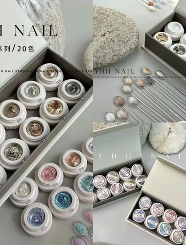 YHH樱禾新品仙仙粉膏F01-20彩色质感金属肌气理质感立体造型 0.5g