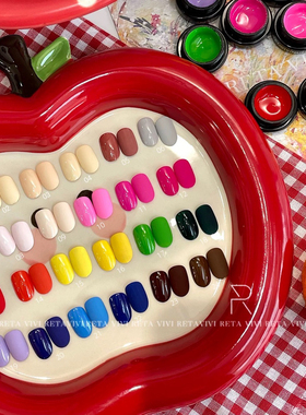 RETA VIVI 绘画胶高饱和24色可彩绘/拍拍/法式甲油胶光疗胶 1g