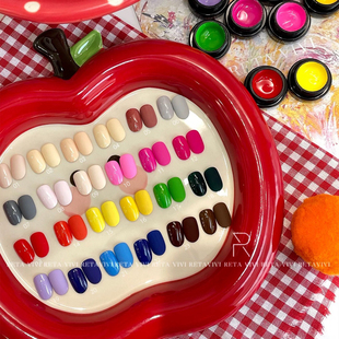 RETA VIVI 绘画胶高饱和24色可彩绘/拍拍/法式甲油胶光疗胶 1g