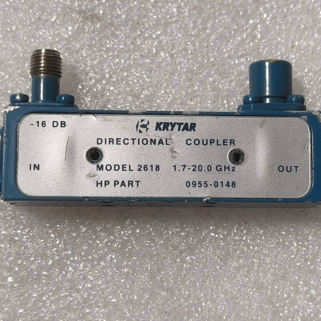 议价KRYTAR 2618  1.7-20.0GHz -16db适用