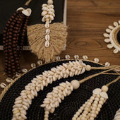 以手造物 饰品 侘寂风摆件手工贝壳民宿摆放挂件样板房设计师装