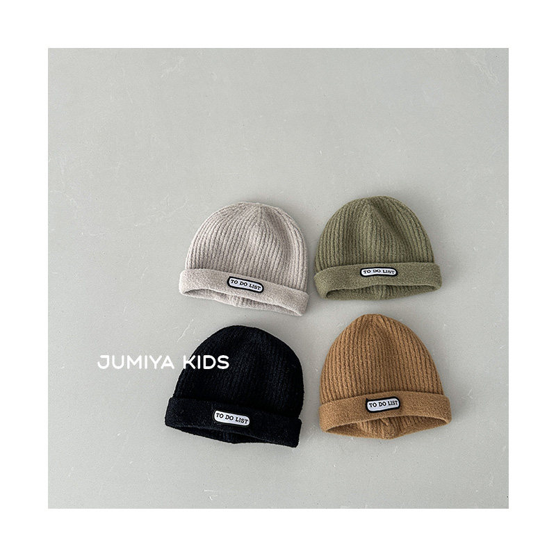 软糯糯~秋冬宝宝帽子ins韩版时尚字母针织毛线帽男女童潮酷套头帽,童装/婴儿装/亲子装,帽子,淘宝优惠券,粉丝福利购,淘宝优惠卷
