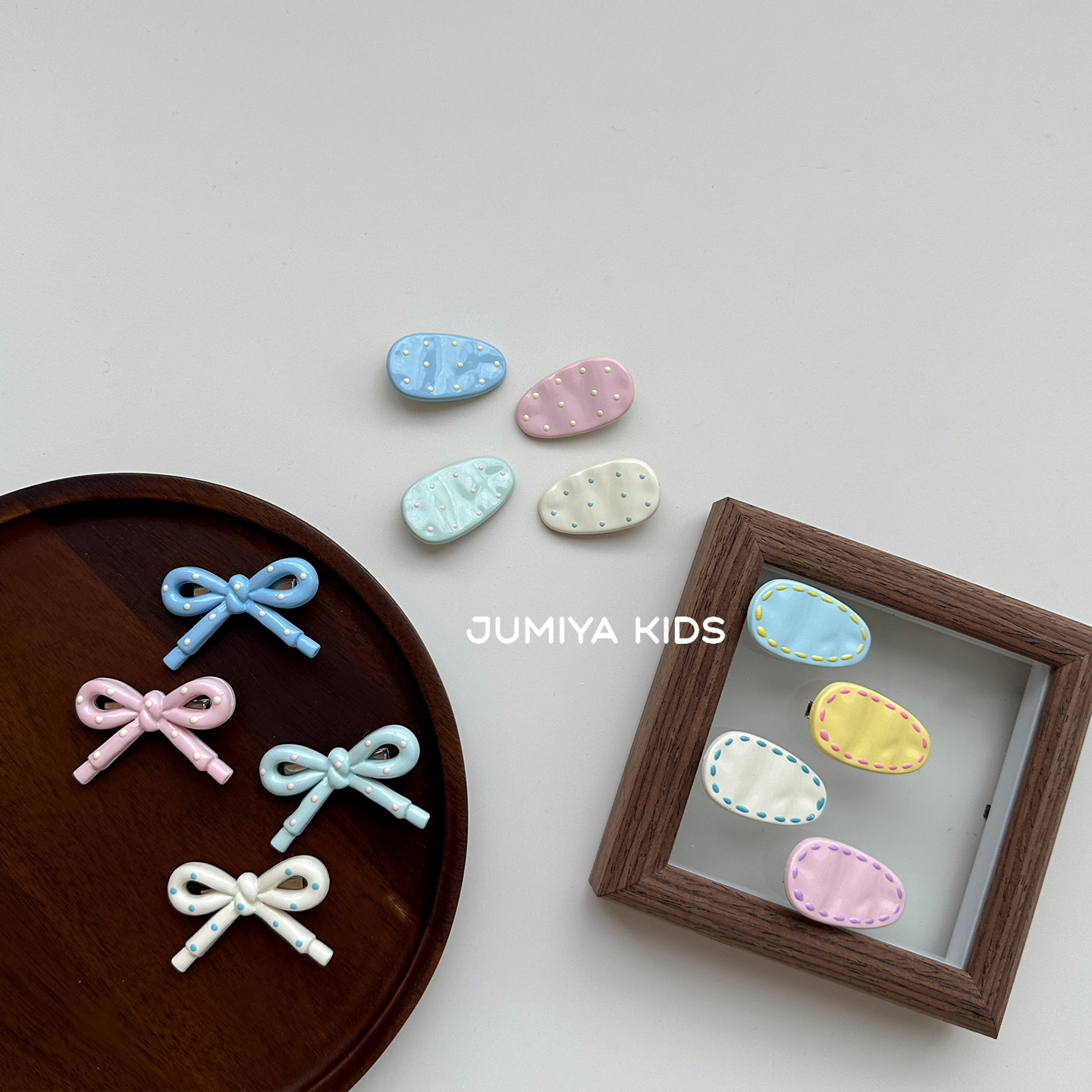 4个装奶油风发夹可爱超萌