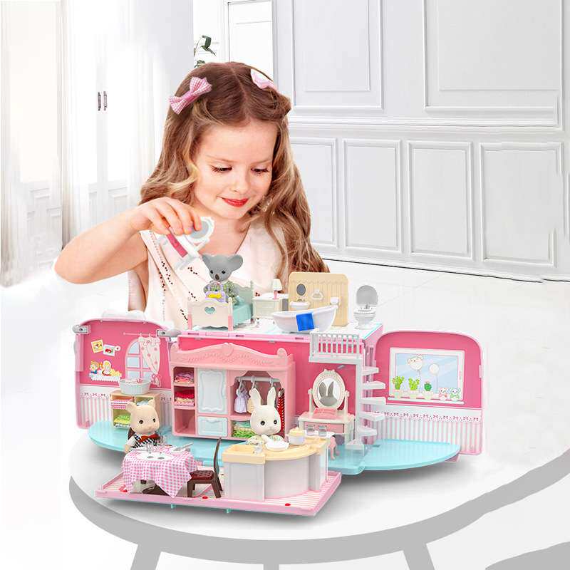 考拉日记儿童女孩玩具过家家3-6岁巴士房车娃娃屋公主