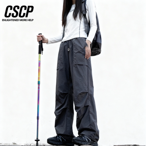 户外工装裤小个子女速干登山