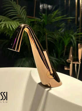 意大利捷仕水龙头CONO系列设计感艺术造型台上盆洗手面盆冷热全铜