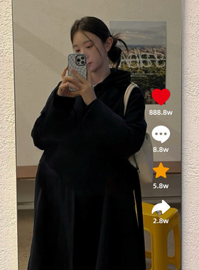 网红ins风抖音点赞小红心卫生间自拍镜子装饰贴纸店铺试衣镜墙贴