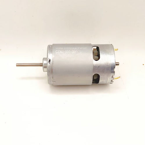555电机直流中高速前滚珠轴承 12V24V可调速正反转高扭矩静音电机
