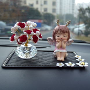网红安妮宝贝汽车摆件车内创意可爱高档女神款 饰品 车载中控台上装