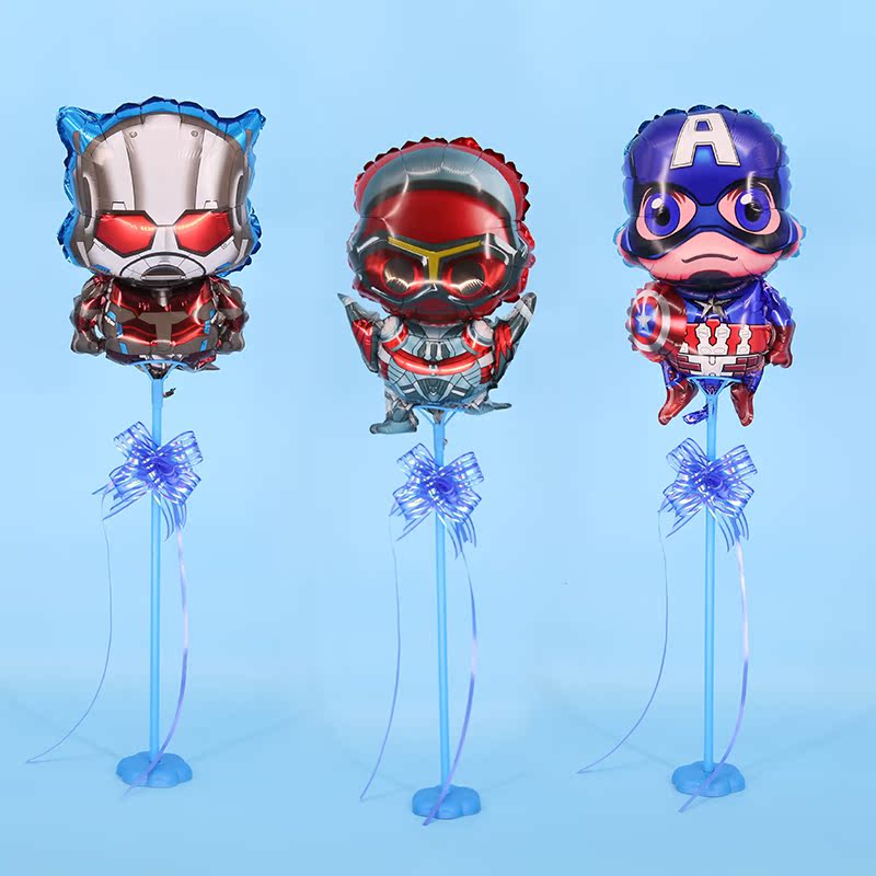 children Boys and girls baby birthday party table Column Cartoon animal Man Wai Captain America Bracketin the Festive supplies/Gift , Balloon/Floating air ball , Balloon  category - from Buy2taobao.com to provide professional Taobao agent buy service