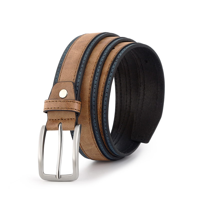 Man Cowskin Leather Belts For Men Jeans Plaid Strap High Qua 箱包皮具/热销女包/男包 卡包 原图主图