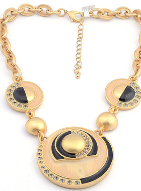 欧美风饰品夸张质感短款项链