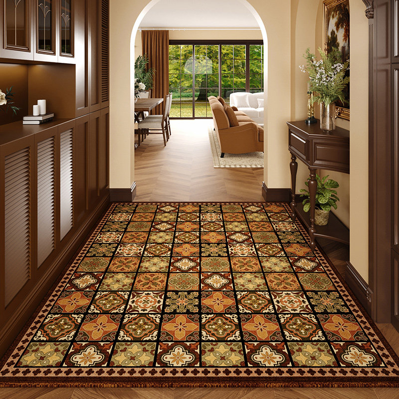 美式入户地垫进门脚垫家用门垫复古风门口地毯大门垫子客厅地垫,居家布艺,入户地垫,淘宝优惠券,粉丝福利购,淘宝优惠卷