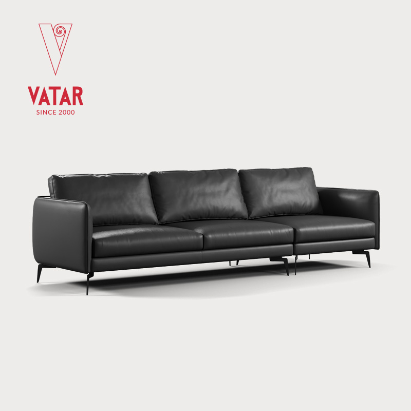 意式轻奢头层牛皮真皮沙发