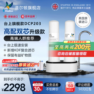 英国道尔顿净水器家用直饮厨房净水机D CP203自来水龙头过滤器