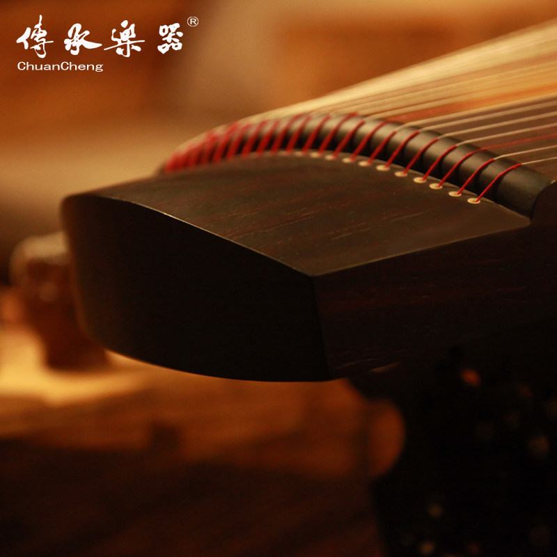 传承牌桐木小筝半挖筝 黑檀小筝一米三红檀小筝便携式成人儿童