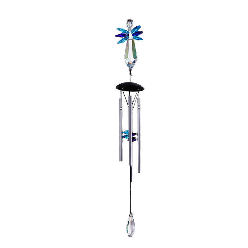水晶天使小清新女生秀气铝棒风铃