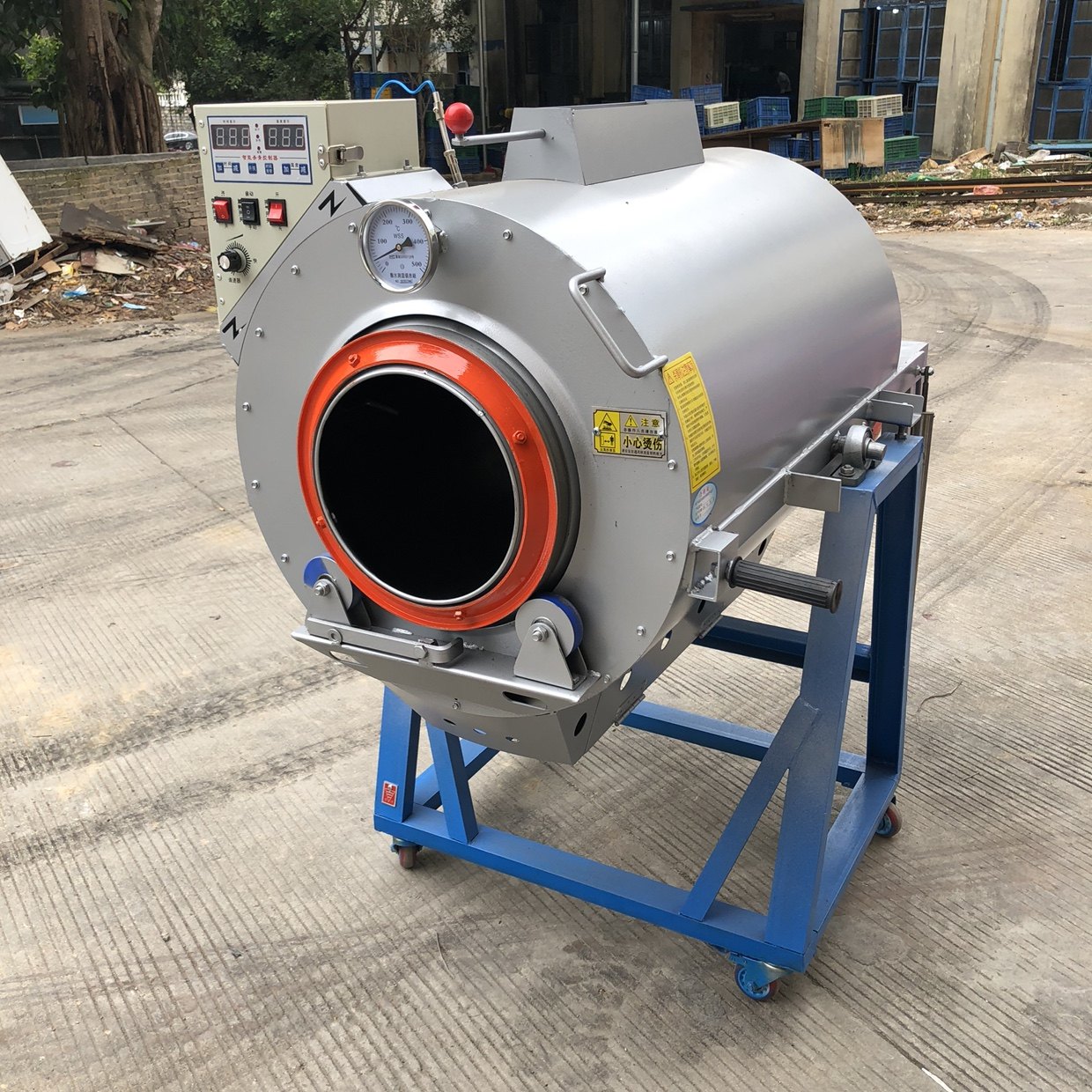 50小型燃气滚筒茶叶杀青机 茶叶加工机械