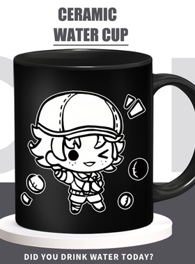 第五人格周边使徒玩具商杂技演员蜘蛛马克杯陶瓷吸管杯咖啡水杯子