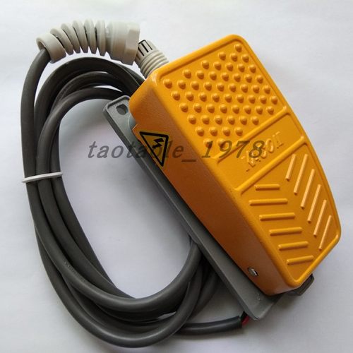 凯昆KACON脚踏开关踏板 铝合金脚踏带线脚控制电动开关HRF-MD212Y