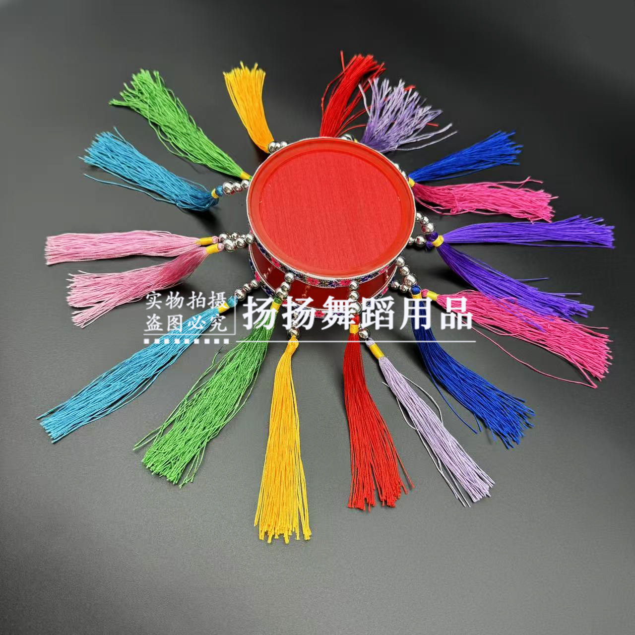 新款流苏彝族烟盒云南彝族烟盒舞蹈健身道具手鼓手盒民族手工艺品