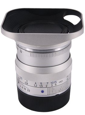 号歌正版 蔡司 ZEISS 35 F2 遮光罩 352 50 F2 35mm F2.8 ZM 银色