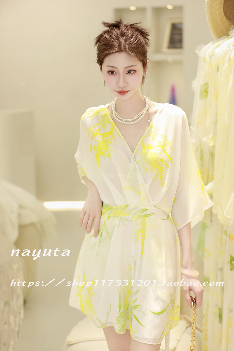 NAYUTA 25年春夏新款桑连衣裙