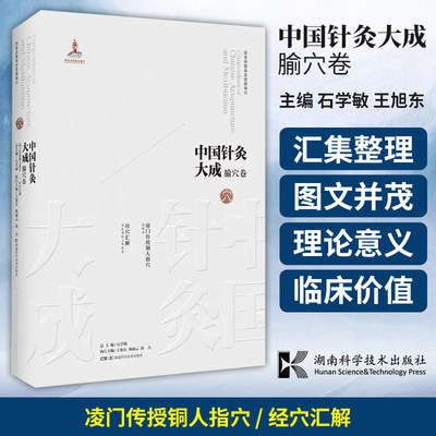 中国针灸大成 腧穴卷 凌门传授铜人指穴 经穴汇解 石学敏 王旭东 主编 中医书籍 湖南科学技术出版社 9787571019310