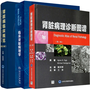 正版 临床肾脏病理学+肾脏病理诊断图谱 第3版+肾脏病临床概览 第2版  北京大学医学出版社