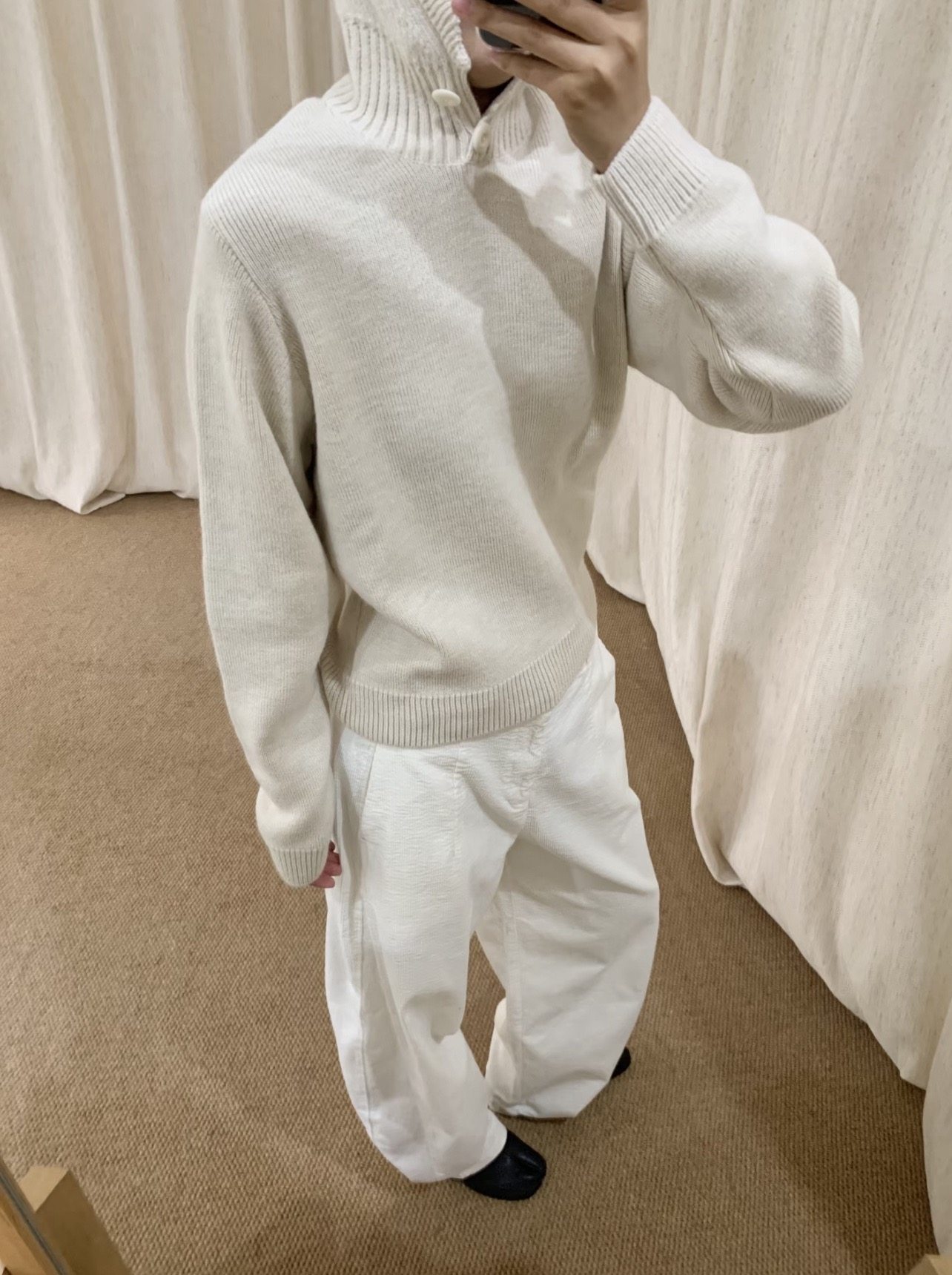 非实价来问我）南油连帽针织毛衣卫衣简约