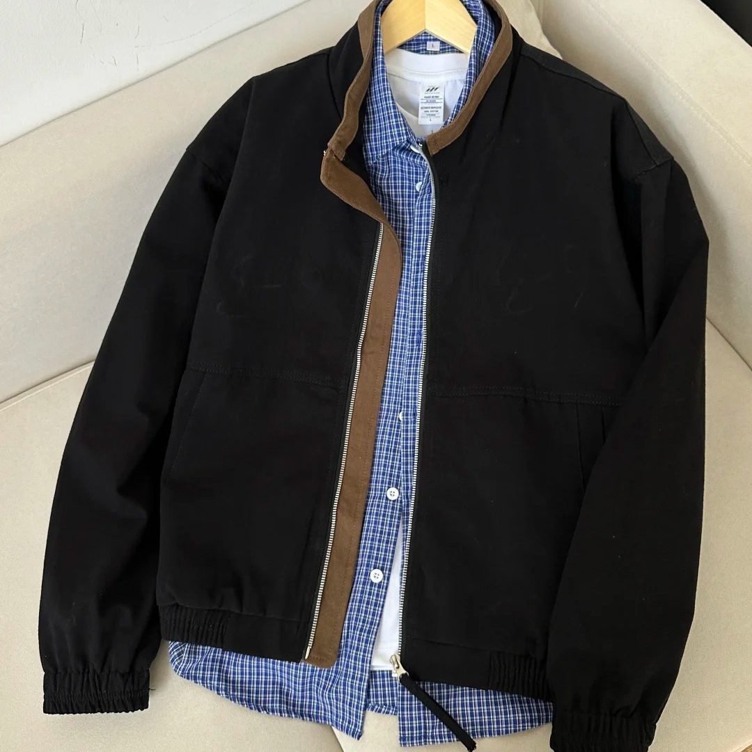 美式复古潮牌做旧高街宽松外套