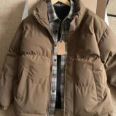 秋冬棉服保暖新款 男女纯色棉衣立领休闲保暖棉服加厚宽松外套