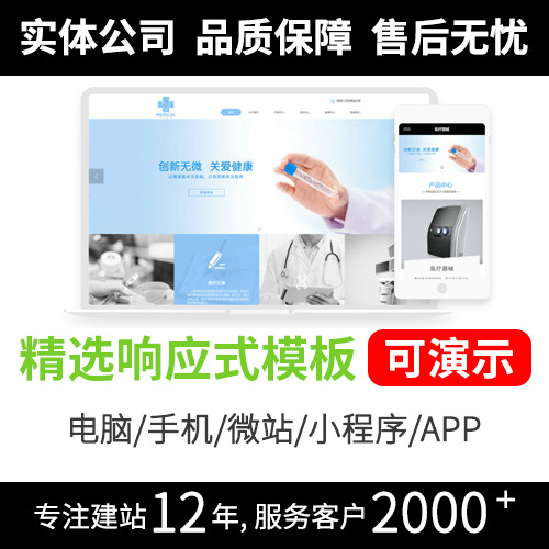 模板网站制作建设公司网站企业网站搭建定制设计开发