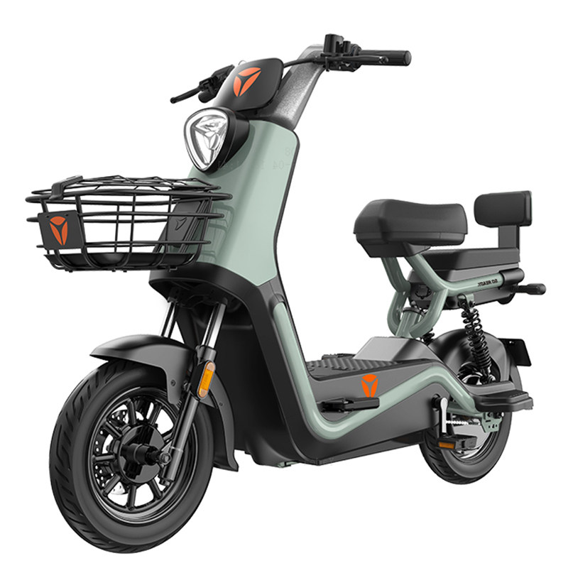 雅迪电动车领锐运动版72v石墨烯铅酸长续航电瓶车代步大功率电车