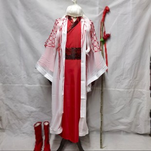 月老服装抖音同款月老服假发胡子拐杖游街庙会土地爷西游记角色租