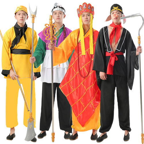 西游记女儿国王猪八戒沙僧演出服