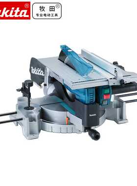 牧田10寸12寸木工台锯斜切锯LH1040界铝锯铝机LH1201FL切割机电锯