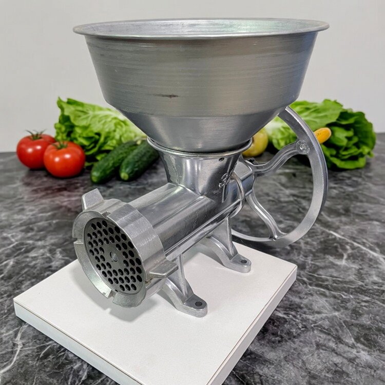 商用32号手动绞肉机大型绞鸡鸭架机老式灌肠机手摇碎肉机装香肠机