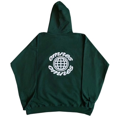 墨绿色vintage宽松百搭连帽