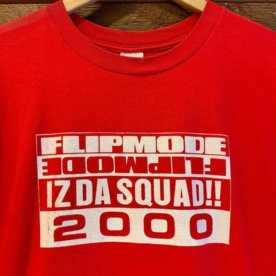 美式复古街头滑板红色短袖t恤