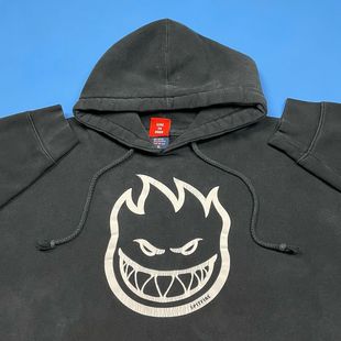 Autismss宝藏屋！百搭The Burning Man prints男女宽松连帽卫衣