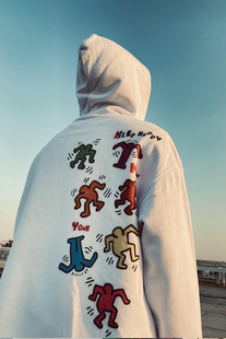 Autismss宝藏屋 Keith Harling  artist Couple hoodies 连帽卫衣