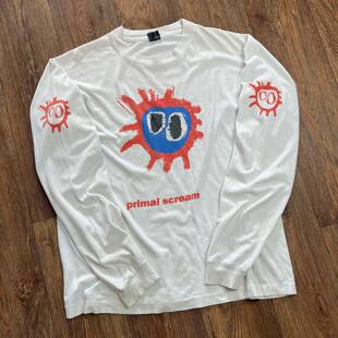 休闲学院风男生长袖 Scream t恤 潮流百搭Primal Autismss宝藏屋